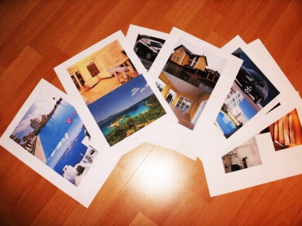 распечатанные фотографии