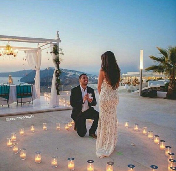 романтическое предложение