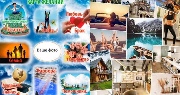 карта желание