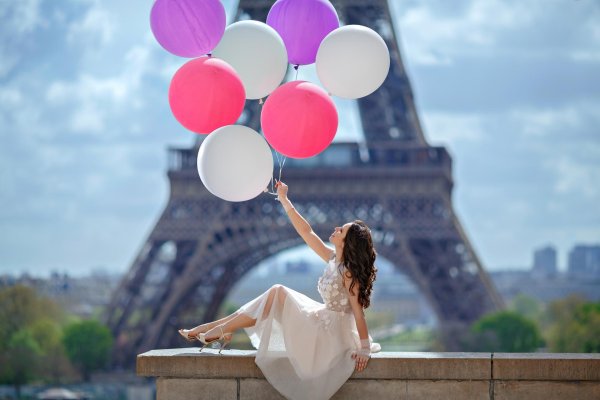 париж девушка