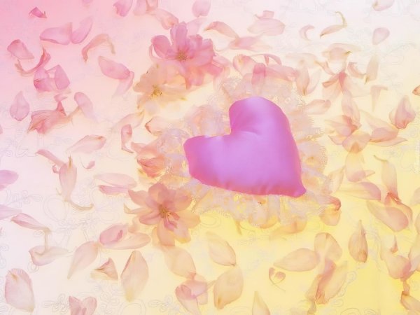 сердечки розовые