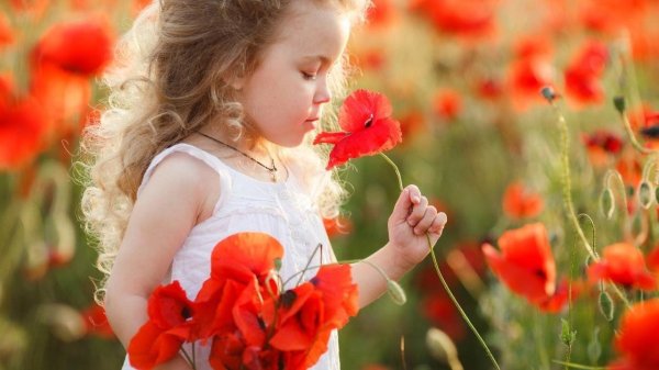 цветы детей