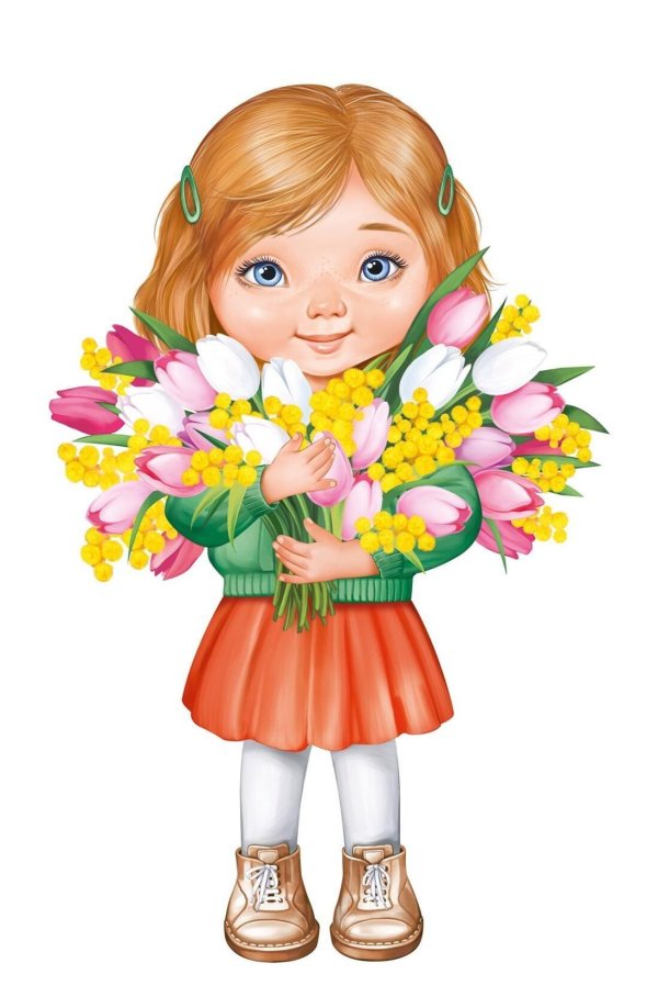 вырубной плакат девочка