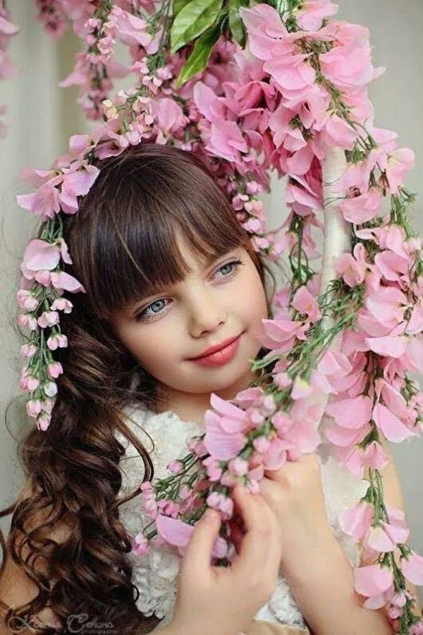 маленькая девочка красивая
