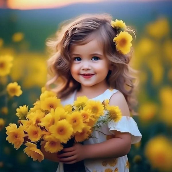 цветы детей