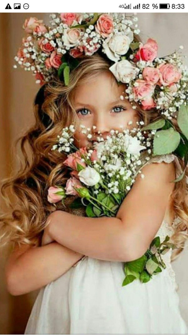 цветы девочке