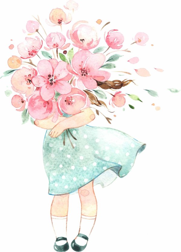 открытки нарисованные акварелью