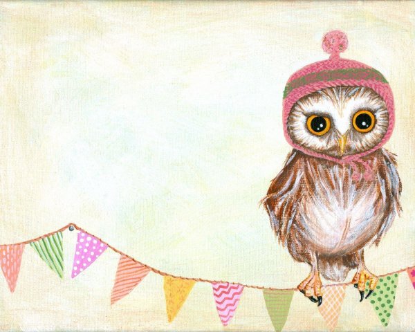 рисунок совушка