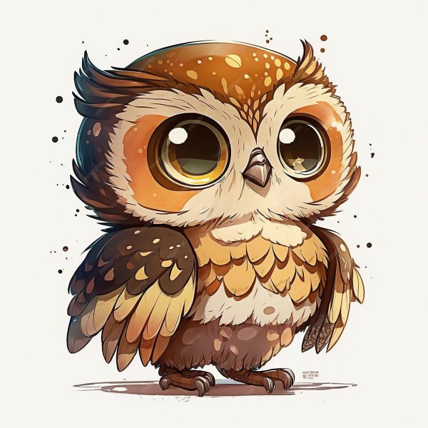 совенок мультяшный