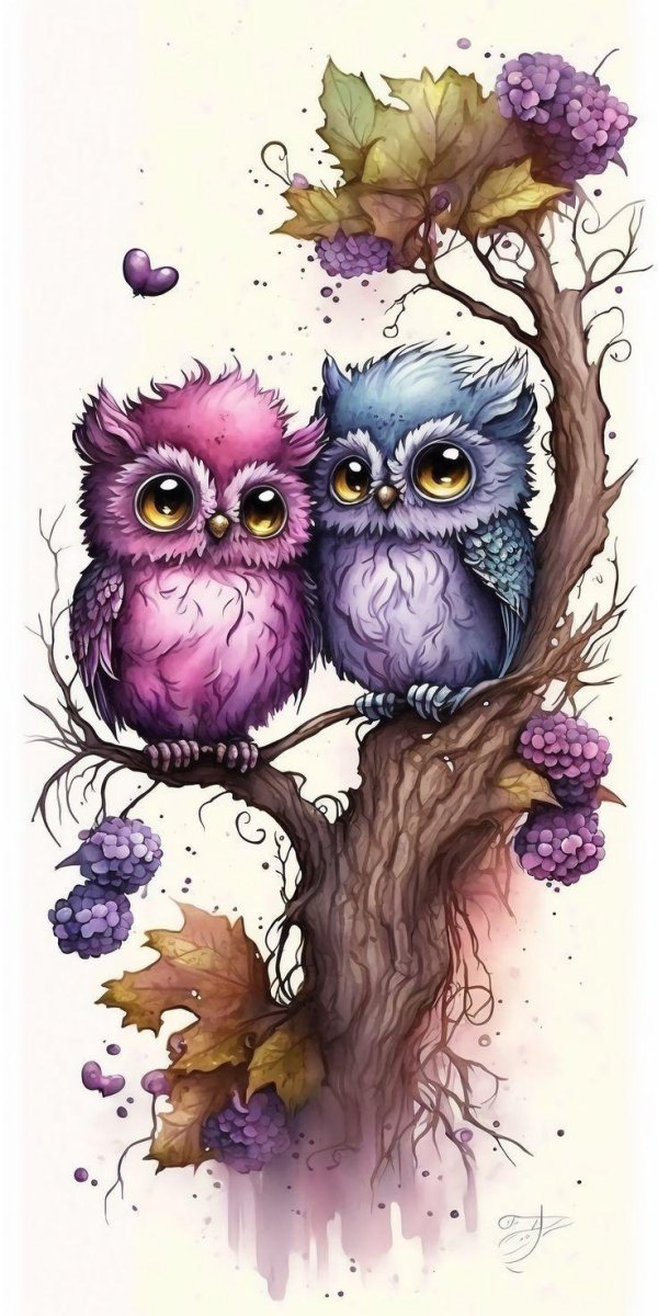 совушка сиреневая