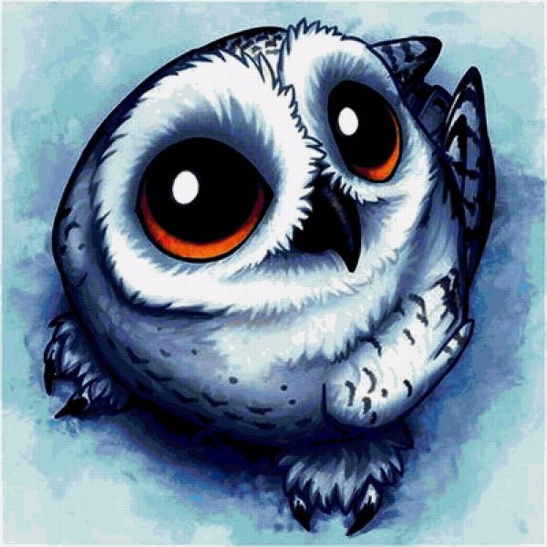 совёнок сёма алмазная мозаика