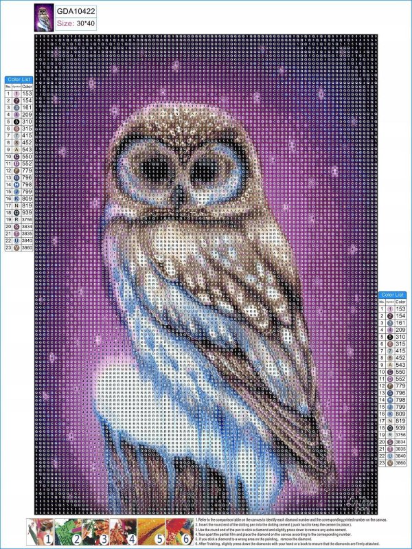 алмазная мозаика совушки