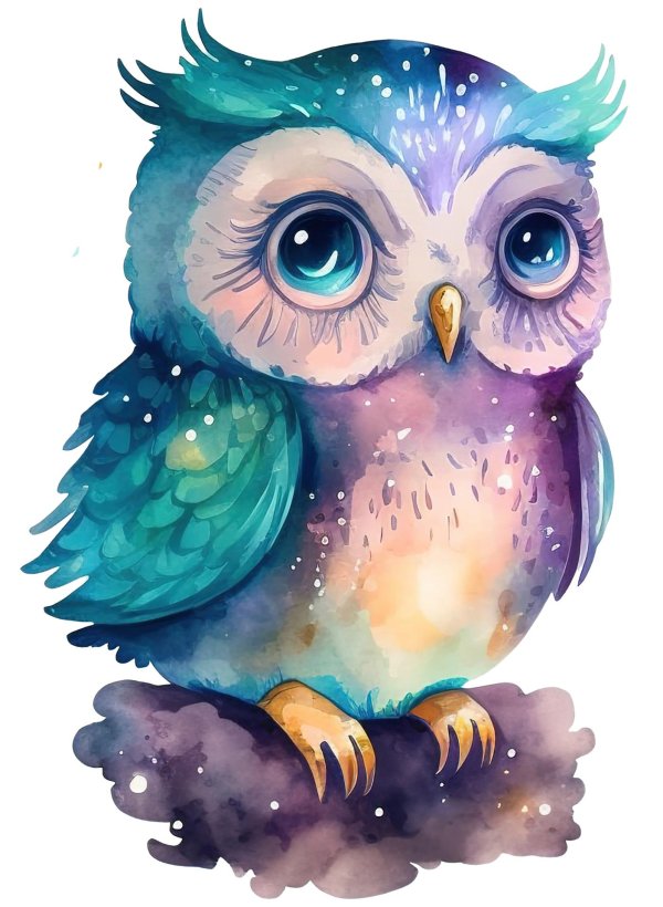 цветные совушки