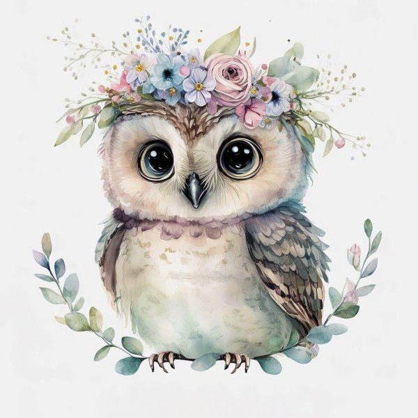 совушка рисунок