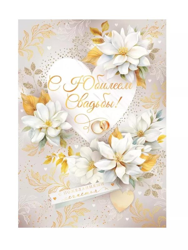 С золотой свадьбой