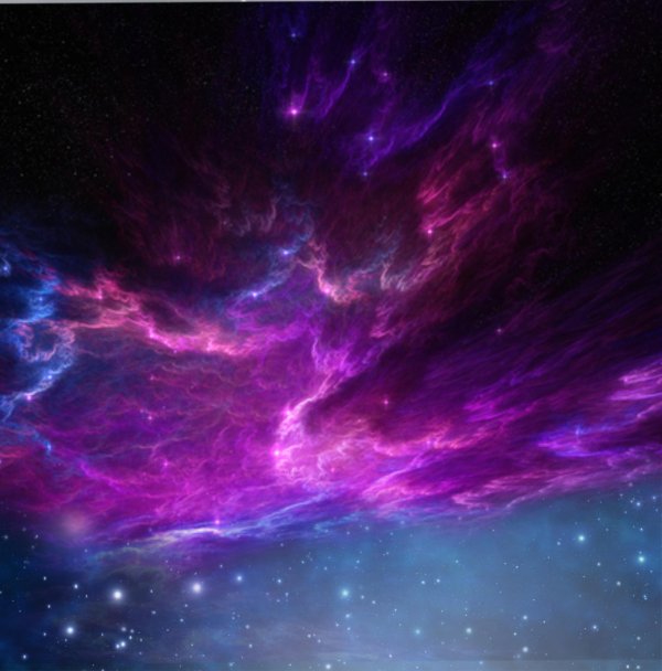 звездное небо фиолетовое