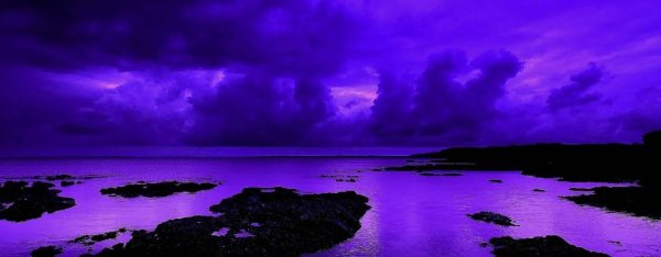 фиолетовое небо