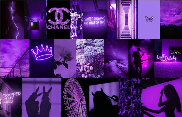 эстетика фиолетового и черного