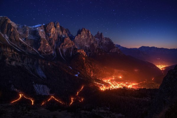 доломитовые альпы млечный путь