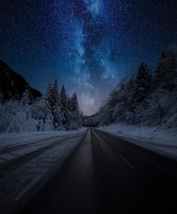 млечный путь ночью