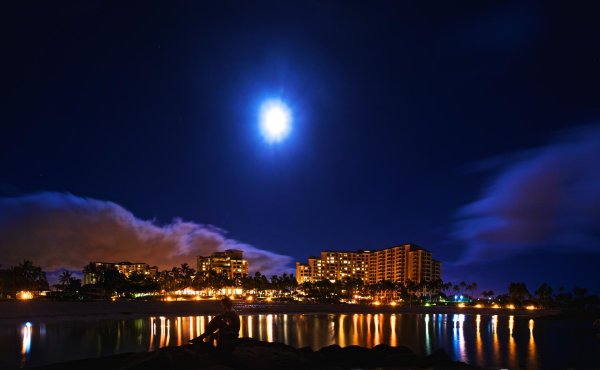 ночное море