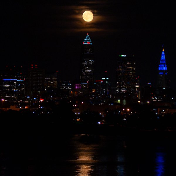 moon over cleveland