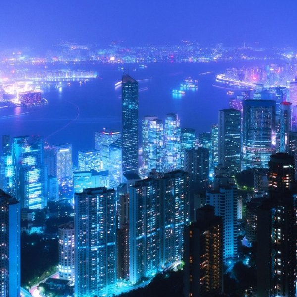 hong kong at night
