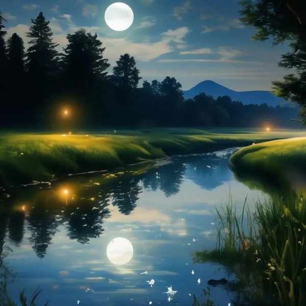 ночные пейзажи природы