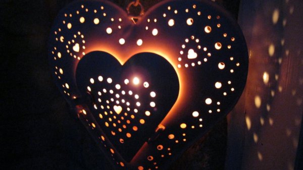 ночник в виде сердца