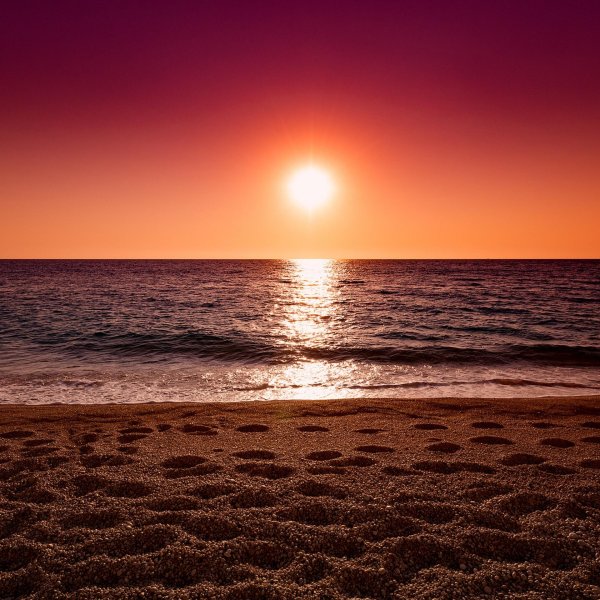 красивые закаты на море