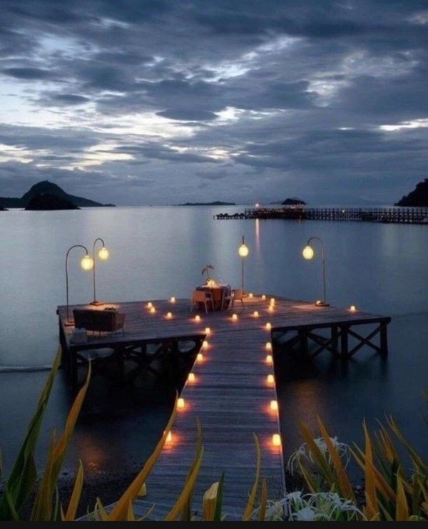 ужин романтический