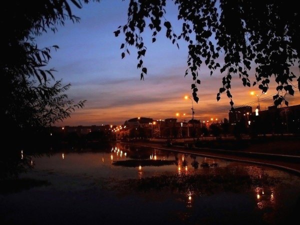 ночной парк