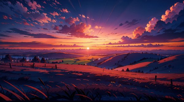 аниме пейзаж