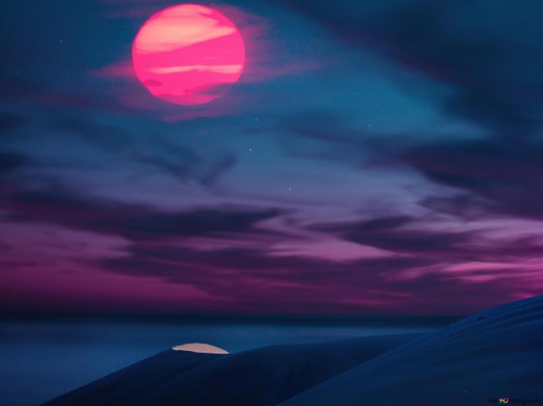 пустыня ночь