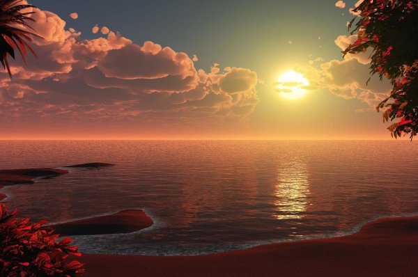 солнце закат