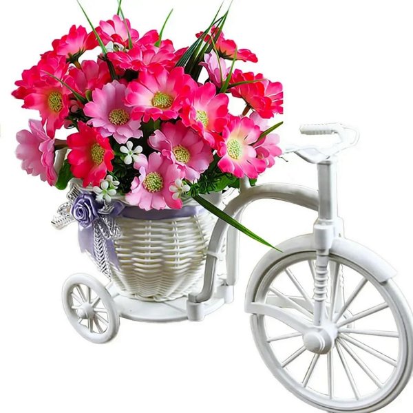 кашпо велосипед