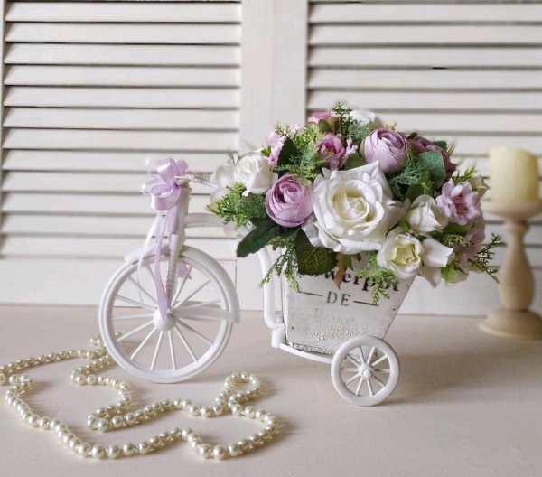 кашпо велосипед