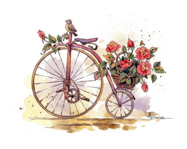 анна петунова акварели