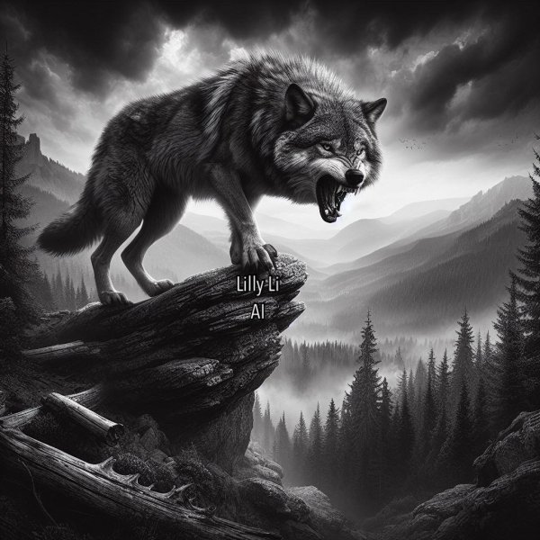 волки красивые