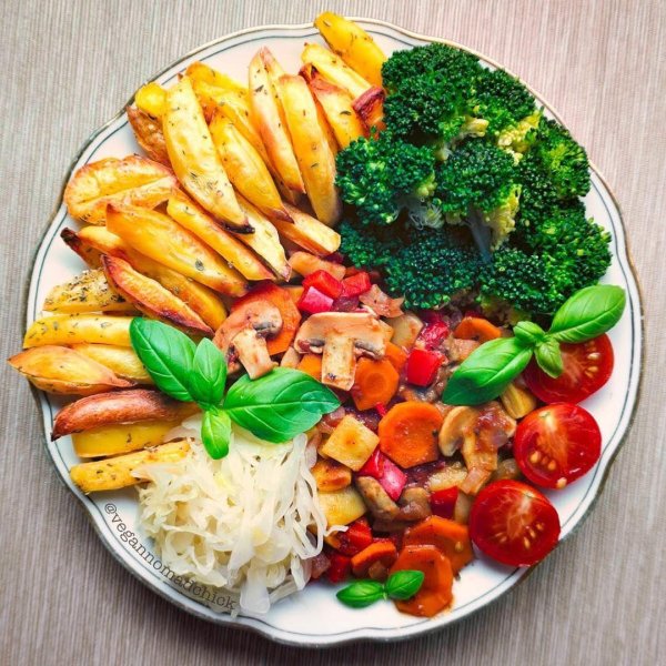 овощная тарелка