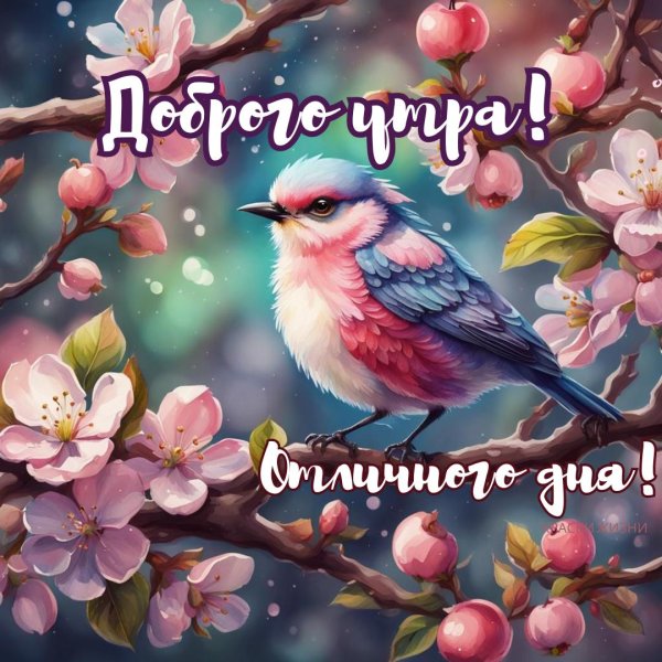 весенние открытки с добрым утром
