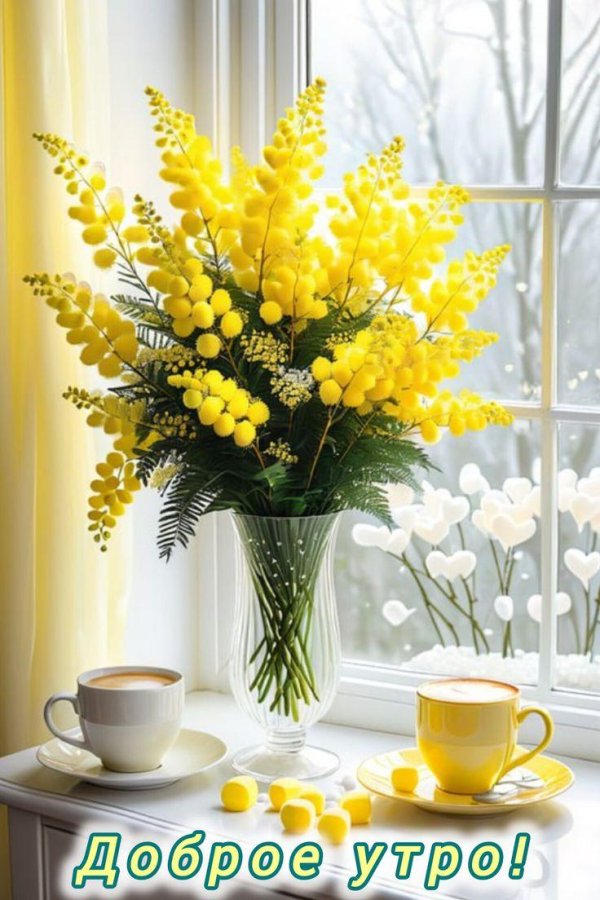 букет мимоз