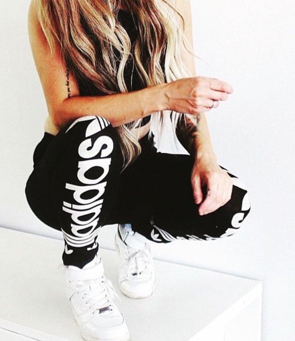 лосины адидас