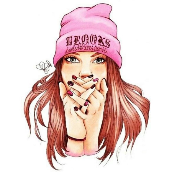 рисунок девушек