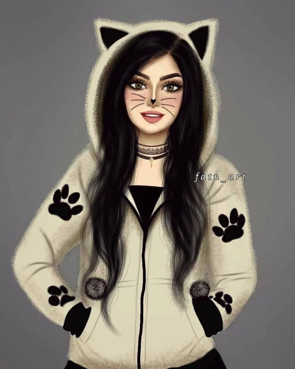 арты девушек