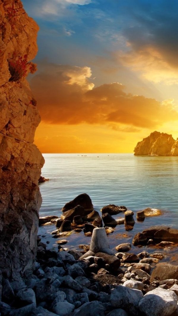 закаты пейзажи