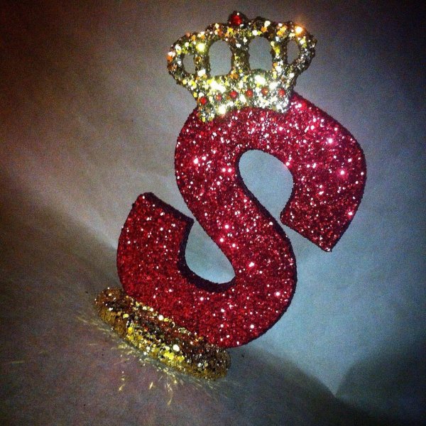 блестящие буквы