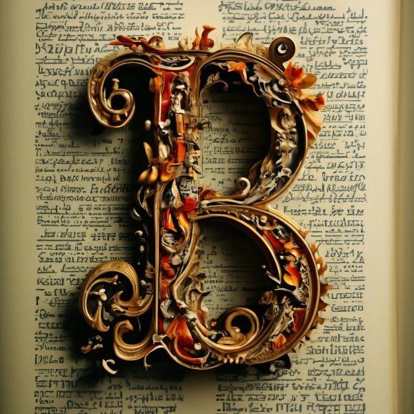 каллиграфии алфавит