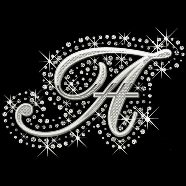 шрифт из страз