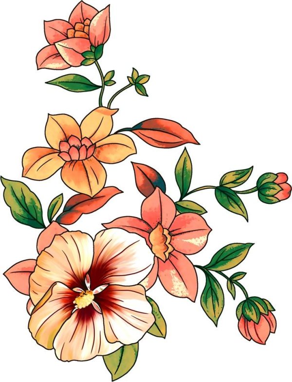 цветочный рисунок